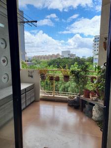 Balcony Image of 1200 Sq.ft 3 BHK Apartment / Flat for rent in Natu Golden Trellis, Balewadi Pune for Rs. 65000