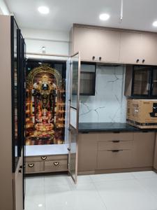 Kitchen Image of 1450 Sq.ft 3 BHK Apartment / Flat for rent in Praneeth Pranav Solitaire, Bachupally Hyderabad for Rs. 45000