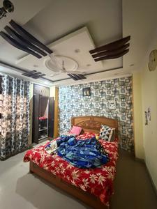 Bedroom Image of 2152 Sq.ft 3 BHK Builder Floor for rent in Indira Nagar Lucknow for Rs. 25000