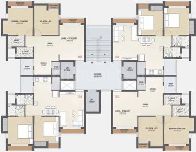 Image of 765 Sq.ft 2 BHK Apartment / Flat for sale in Aashutosh Iskcon Ambito, Mavdi, Rajkot for Rs. 4500000