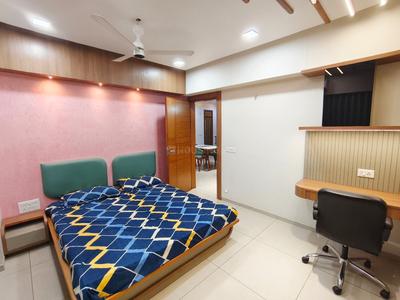 Bedroom Image of 2500 Sq.ft 3 BHK Apartment / Flat for rent in Atishay Shivalay II, Kudasan Gandhinagar for Rs. 52000