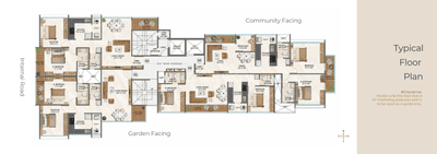 Floor Plan Image of 1151 Sq.ft 2 BHK Apartment / Flat for sale in Dhamale DP Force Tower, Baner Pune for Rs. 11300000