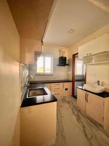 Kitchen Image of 1250 Sq.ft 2 BHK Builder Floor for rent in Kalyan Nagar Bengaluru for Rs. 46000