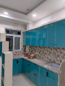 Kitchen Image of 880 Sq.ft 3 BHK Apartment / Flat for sale in Chaudhary Luxurious Homes Burari, Burari New Delhi for Rs. 4711000