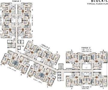 Image of 1650 Sq.ft 3 BHK Apartment / Flat for sale in Jashn Elevate Phase 3, Sushant Golf City, Lucknow for Rs. 14800000