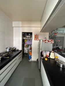 Kitchen Image of 1238 Sq.ft 2 BHK Apartment / Flat for rent in Ramdev Nagar Ahmedabad for Rs. 30000