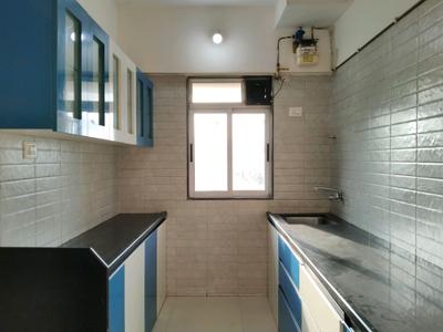 Kitchen Image of 533 Sq.ft 1 BHK Apartment / Flat for rent in Kasarvadavali Thane for Rs. 25000