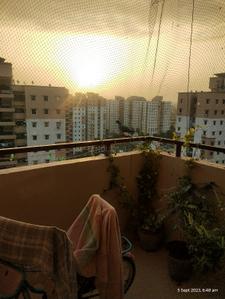 Balcony Image of 1000 Sq.ft 3 BHK Apartment / Flat for sale in Gota Ahmedabad for Rs. 5800000