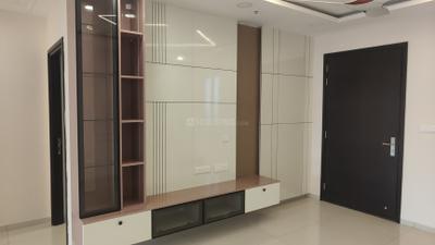 Living Room Image of 2020 Sq.ft 3 BHK Apartment / Flat for rent in Rajapushpa Provincia, Narsingi Hyderabad for Rs. 75000