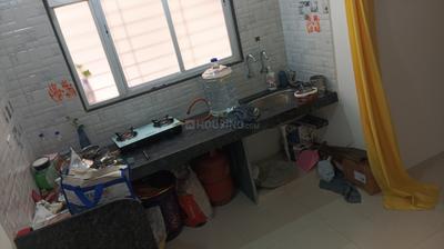 Kitchen Image of 650 Sq.ft 2 BHK Apartment / Flat for rent in Charholi Budruk Pune for Rs. 16000