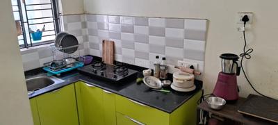 Kitchen Image of 790 Sq.ft 2 BHK Apartment / Flat for sale in Behala Kolkata for Rs. 3300000
