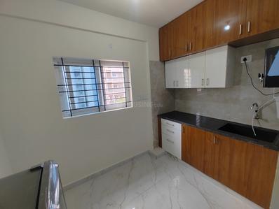 Kitchen Image of 650 Sq.ft 1 BHK Apartment / Flat for rent in Nagavara Bengaluru for Rs. 30000