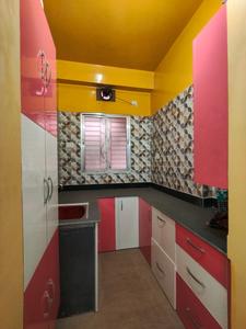 Kitchen Image of 780 Sq.ft 2 BHK Apartment / Flat for sale in Madhyamgram Kolkata for Rs. 2850000