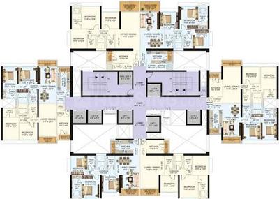 Image of 1250 Sq.ft 3 BHK Apartment / Flat for sale in Neelam Senroofs Phase III, Mulund East, Mumbai for Rs. 31900000