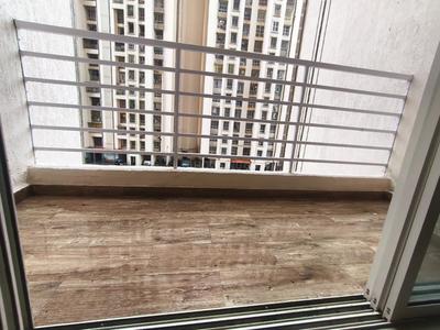 Balcony Image of 650 Sq.ft 1 BHK Apartment / Flat for rent in Puraniks Rumah Bali Phase 4, Thane West Thane for Rs. 19999