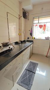 Kitchen Image of 650 Sq.ft 1 BHK Apartment / Flat for sale in Kalwa Thane for Rs. 8000000