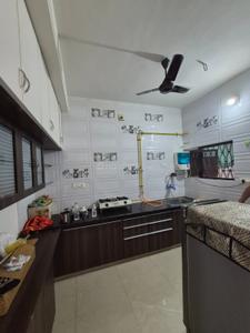 Kitchen Image of 1100 Sq.ft 2 BHK Independent House for rent in Akota Vadodara for Rs. 27000