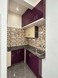 Kitchen Image of 600 Sq.ft 2 BHK Independent House for rent in Benson Town Bengaluru for Rs. 16500