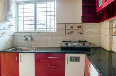 Kitchen Image of 1200 Sq.ft 2 BHK Apartment / Flat for rent in K R Puram Bengaluru for Rs. 32000