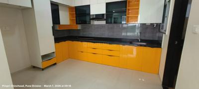 Kitchen Image of 1560 Sq.ft 3 BHK Apartment / Flat for sale in Bharat The Province Phase I, Punawale Pune for Rs. 11600000