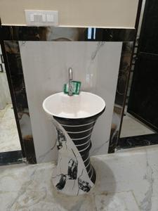 Bathroom Image of 1000 Sq.ft 1 RK Independent House for rent in Bamrauli Allahabad for Rs. 4000