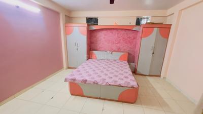 Bedroom Image of 1500 Sq.ft 3 BHK Independent House for rent in Vishnu Puri Colony Indore for Rs. 20000