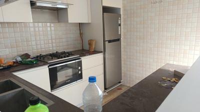 Kitchen Image of 1380 Sq.ft 2 BHK Apartment / Flat for rent in Supertech Supernova, Sector 94 Noida for Rs. 52000