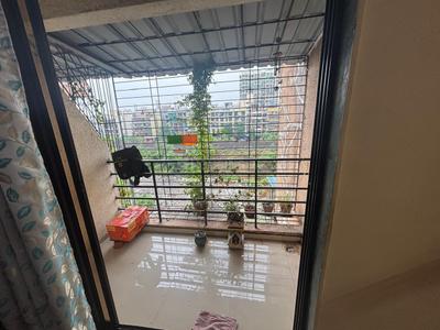 Balcony Image of 450 Sq.ft 1 BHK Apartment / Flat for rent in Unnati Tower, Ulwe Navi Mumbai for Rs. 14000