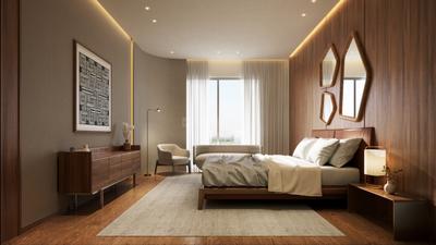 Bedroom Image of 3318 Sq.ft 4 BHK Apartment / Flat for sale in Swati Premier, Shantipura Ahmedabad for Rs. 16500000
