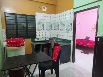 Kitchen Image of 470 Sq.ft 1 BHK Apartment / Flat for rent in Airport Gate no. 1 Kolkata for Rs. 12500