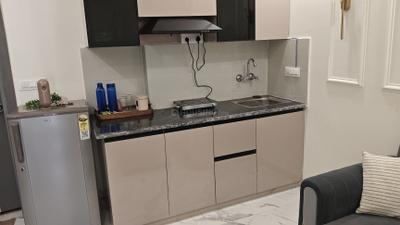 Kitchen Image of 900 Sq.ft 1 BHK Builder Floor for rent in Sector 31 Gurgaon for Rs. 32000