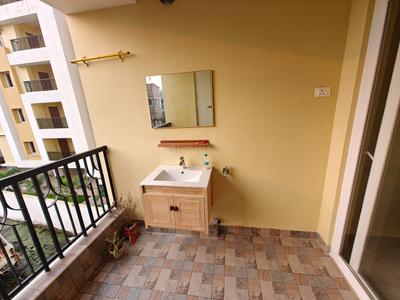 Balcony Image of 1510 Sq.ft 3 BHK Apartment / Flat for rent in Trisulia Cuttack for Rs. 25000