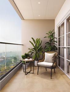 Balcony Image of 918 Sq.ft 2 BHK Apartment / Flat for sale in Celestia, Fursungi Pune for Rs. 5000000