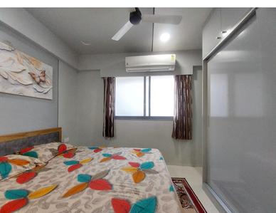 Bedroom Image of 3077 Sq.ft 4 BHK Apartment / Flat for rent in Adani Water Lily, Shantigram Ahmedabad for Rs. 70000