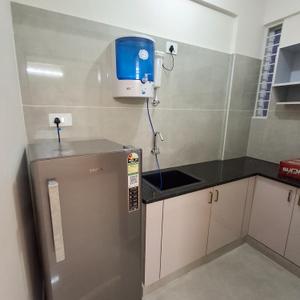 Kitchen Image of 730 Sq.ft 1 BHK Builder Floor for rent in S.G. Palya Bengaluru for Rs. 26000