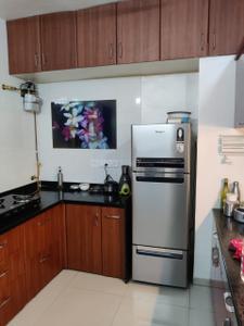 Kitchen Image of 590 Sq.ft 1 BHK Apartment / Flat for rent in Suyog Leher, Kondhwa Pune for Rs. 22000