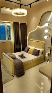 Bedroom Image of 700 Sq.ft 2 BHK Apartment / Flat for sale in Arihant Avanti Palace, Shilgaon Thane for Rs. 7000000