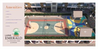 Image of 1170 Sq.ft 3 BHK Apartment / Flat for sale in Laxmi Emerald, Lohegaon, Pune for Rs. 6900000