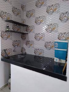Kitchen Image of 400 Sq.ft 1 RK Builder Floor for rent in Airoli Navi Mumbai for Rs. 13000