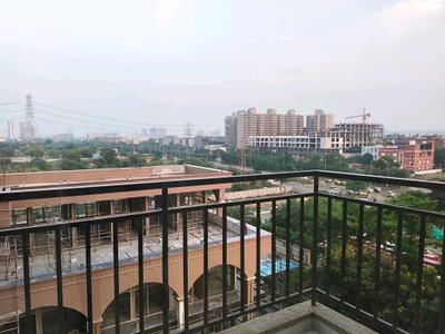 Bedroom One Image of 1300 Sq.ft 3 BHK Apartment / Flat for rent in Pyramid Infinity, Sector 70 Gurgaon for Rs. 26000
