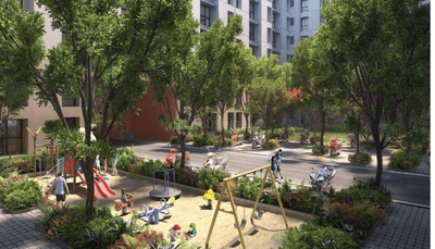 Image of 400 Sq.ft 1 BHK Apartment / Flat for sale in Squarefeet Y Square, Thane West, Thane for Rs. 6400000