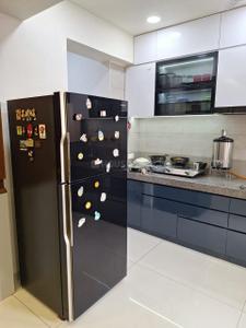 Kitchen Image of 1400 Sq.ft 3 BHK Apartment / Flat for rent in Adani Amogha, Shantigram Ahmedabad for Rs. 55000