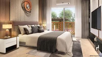 Bedroom Image of 3210 Sq.ft 4.5 BHK Apartment / Flat for sale in K Raheja Aurum, Mohammed Wadi Pune for Rs. 32000000
