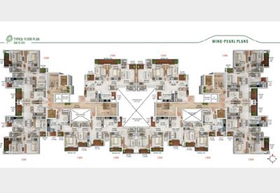 Image of 1660 Sq.ft 3 BHK Apartment / Flat for sale in Gorewada, Nagpur for Rs. 7700000
