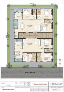 Image of 1865 Sq.ft 3 BHK Apartment / Flat for sale in Sri Sai Vigneswara Narasimha Heights, Pedda Waltair, Visakhapatnam for Rs. 14500000