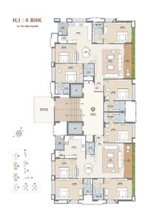 Image of 3200 Sq.ft 4 BHK Apartment / Flat for sale in Pal, Surat for Rs. 15363200