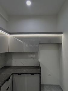 Kitchen Image of 1050 Sq.ft 2 BHK Builder Floor for rent in Mahalakshmi Nagar Indore for Rs. 19500