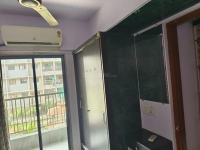 Bedroom Image of 780 Sq.ft 1 BHK Apartment / Flat for rent in Signature Vrajdham, Ujala Circle Ahmedabad for Rs. 21000