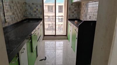 Kitchen Image of 1050 Sq.ft 2 BHK Apartment / Flat for rent in Swaraj Kingston, Ulwe Navi Mumbai for Rs. 40000