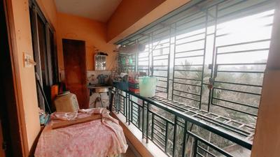 Balcony Image of 1125 Sq.ft 3 BHK Apartment / Flat for sale in Chinar Park Kolkata for Rs. 5600000